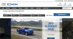 Desktop Screenshot of cookchevy.com